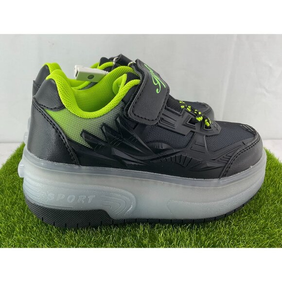 New Kids LED Light-Up Roller Sneakers With Wheels Size 12 little kit - Picture 7 of 11